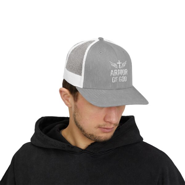 Armor of God Snapback Trucker Cap - Inspirational Faith-Based Hat - Image 3