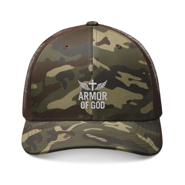 Camouflage Trucker Hat (Embroidery) - Image 3