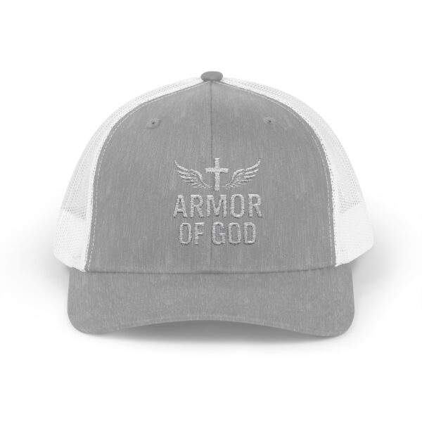Armor of God Snapback Trucker Cap - Inspirational Faith-Based Hat
