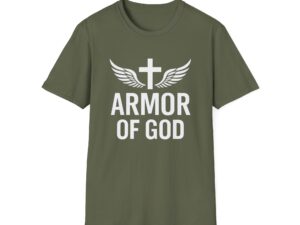 Unisex Softstyle T-Shirt - Armor of God, Faith Apparel, Christian Outfit, Inspirational Gift, Religious Tee
