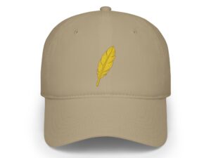 Stylish Low Profile Baseball Cap with Yellow Leaf Design, Casual Hat for Outdoor Activities, Gift for Nature Lovers, Summer Accessory, [...]